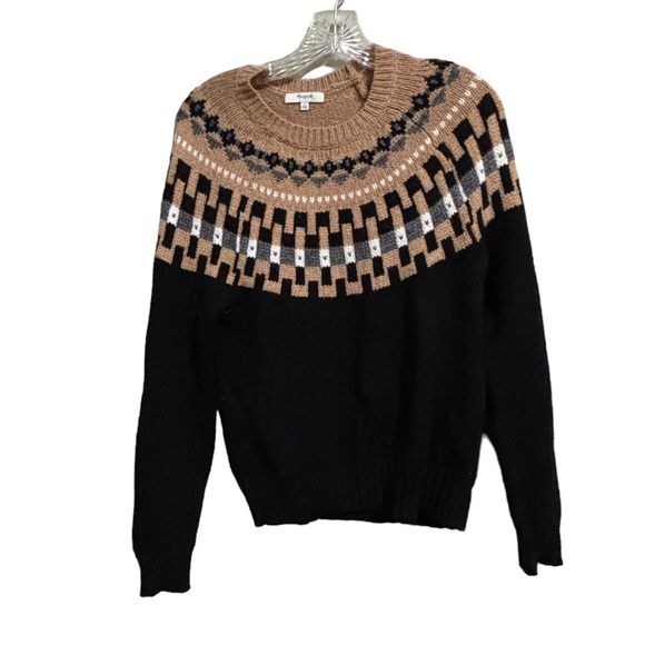 Madewell Sz SM Modern Slope Fair Isle sweater - Picture 2 of 4